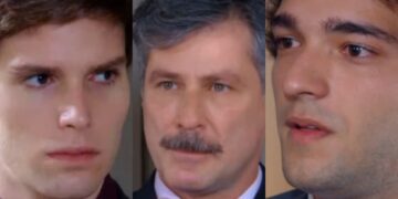 Conrado, Otto e Elano em Cheias de Charme. (Foto: reprodução)