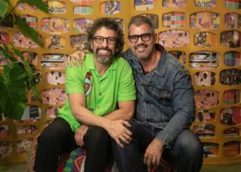 Milhem Cortaz e Juliano Cazarré