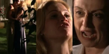 Cansada de ser rejeitada por Rafael, Cristina tira a roupa de Ivan, é flagrada por Débora e apanha na cara: “ficou louca?”