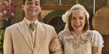 Maria Eduarda de Carvalho e Eduardo Sterblitch