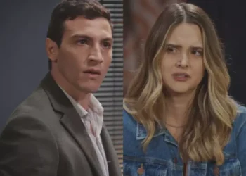 Murilo dá a sua maior prova de amor e assume o crime para que Electra não seja presa: “Essa droga encontrada na bolsa dela é minha”
