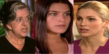 Adelaide, Serena e Cristina em Alma Gêmea. (Foto: reprodução)