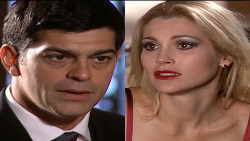 Rafael e Cristina em Alma Gêmea. (Foto: reprodução)