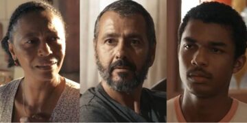 Inácia, José Inocêncio e João Pedro em Renascer. (Foto: reprodução)