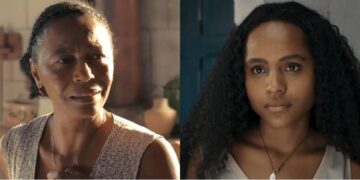 Inácia e Maria Santa em Renascer. (Foto: reprodução)