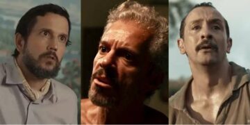 Egídio, Marçal e Tião em Renascer. (Foto: reprodução)