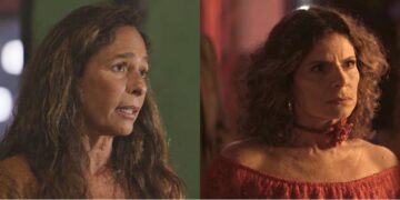 Deodora e Zefa em No Rancho Fundo. (Foto: reprodução)