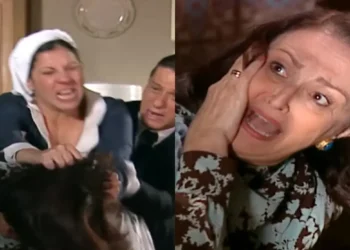 Cansada de ser humilhada, Zulmira se levanta contra Débora e espanca a velha com toda sua fúria: “só sabe ver defeito em mim”