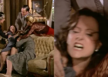 Agnes recebe um tapa de Débora, mas revida e arranca os cabelos da irmã malvada: “Nunca mais toque em mim”