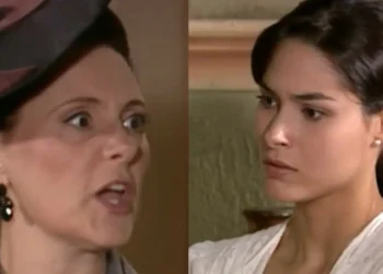 Agnes exige que Dalila confesse a Rafael que deu seu próprio exame de gravidez a Cristina para que a vilã o enganasse: “conte a verdade”
