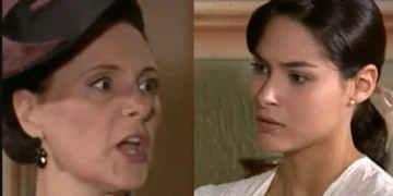Agnes exige que Dalila confesse a Rafael que deu seu próprio exame de gravidez a Cristina para que a vilã o enganasse: “conte a verdade”