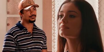 Damião e Eliana em Renascer. (Foto: reprodução)