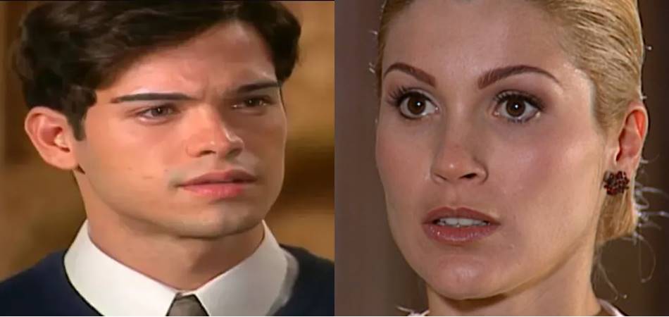 Felipe e Cristina em Alma Gêmea. (Foto: reprodução)