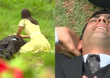 Alma Gêmea: Rafael é atingido por uma pedra na cabeça, cai no chão, e Serena percebe o sangramento: “Precisa fazer o curativo”