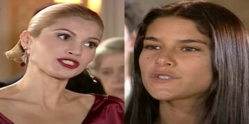Cristina e Serena em Alma Gêmea. (Foto: reprodução)