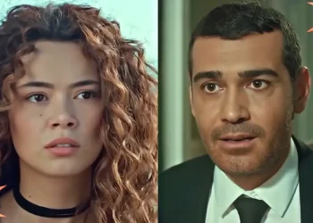 Sirin (à esquerda) e Sarp (à direita) em Força de Mulher.