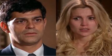 Rafael e Cristina em Alma Gêmea. (Foto: reprodução)
