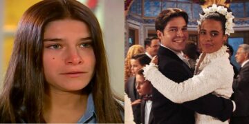 Serena, Hélio e Sabrina em Alma Gêmea. (Foto: reprodução)