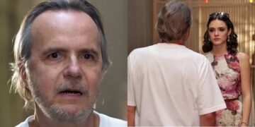 Sarmento e Cida em Cheias de Charme. (Foto: reprodução)