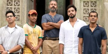 José Inocêncio ao lado dos quatro filhos, Augusto, João Pedro, José Venâncio e José Bento