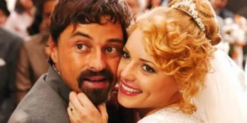 Emilio Orciollo Netto (Crispim) e Rita Guedes (Kátia) em Alma Gêmea (Foto: Divulgação/TV Globo)