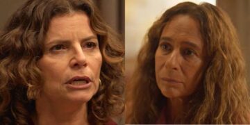 Deodora e Zefa em No Rancho Fundo. (Foto: reprodução/Globo)
