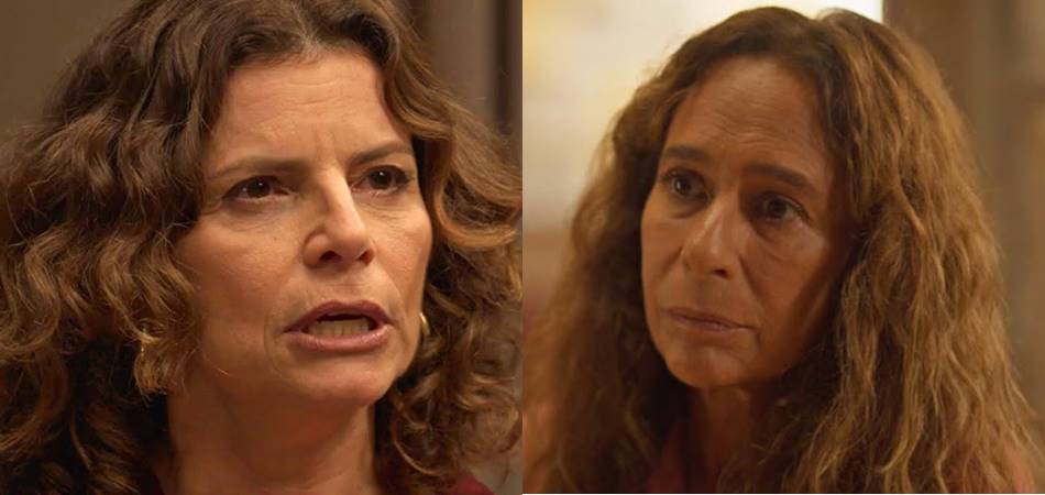 Deodora e Zefa em No Rancho Fundo. (Foto: reprodução/Globo)