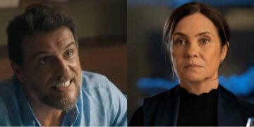 Molina e Mércia em Mania de Você. (Foto: reprodução)