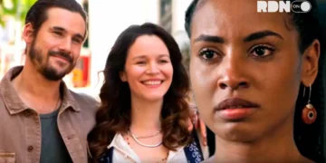 Rudá abraçado com Filipa, e Viola arrasada em Mania de Você.