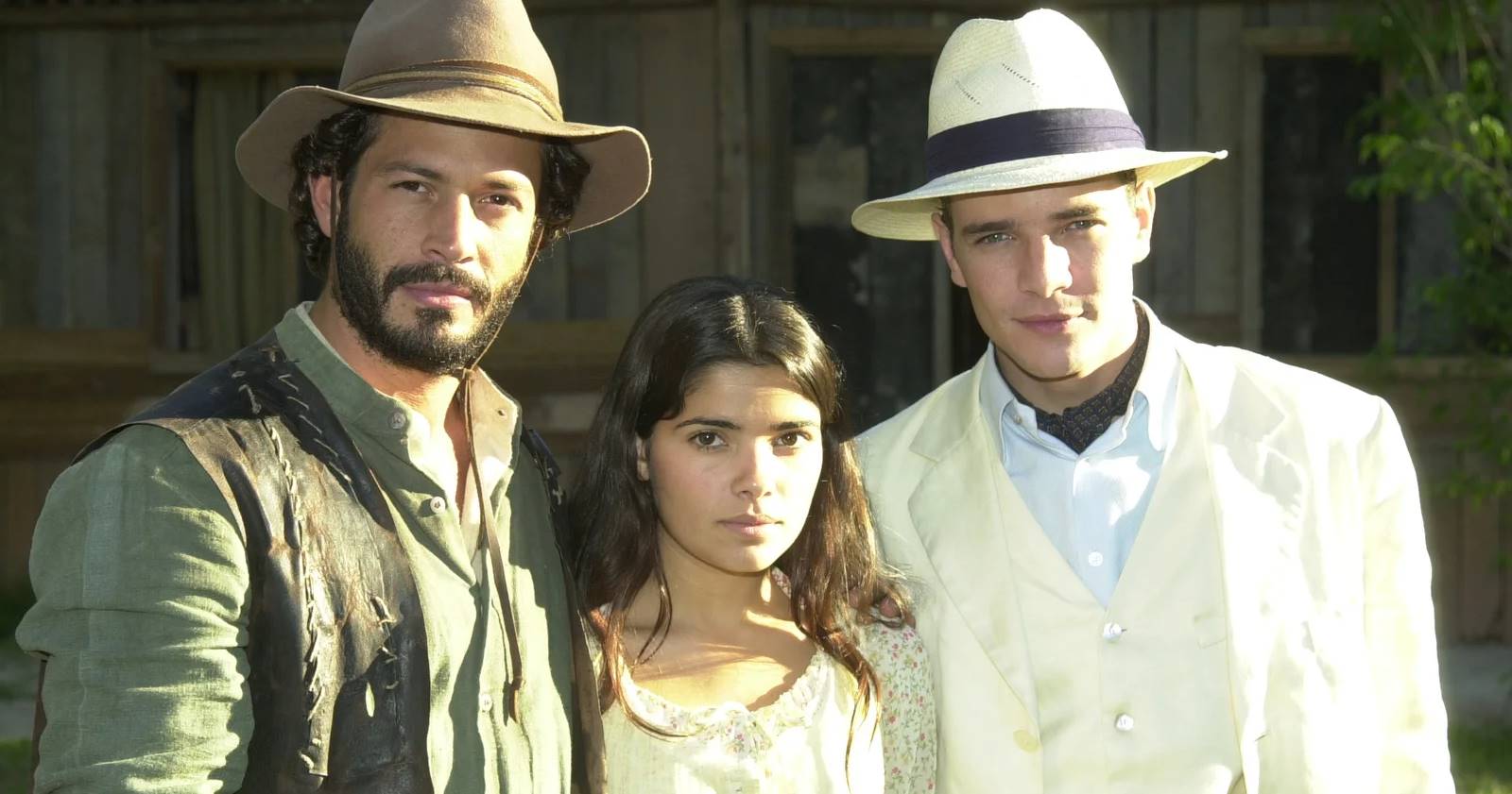 Tobias, Zuca e Luís Jerônimo em Cabocla. (Foto: reprodução)