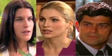 Serena, Cristina e Rafael em Alma Gêmea. (Foto: reprodução)