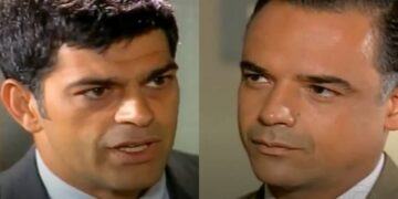 Rafael e Eduardo em Alma Gêmea. (Foto: reprodução/Globo)