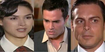 Dalila, Roberval e Raul em Alma Gêmea. (Foto: reprodução/Globo)