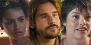 Viola, Rudá e Luma em Mania de Você. (Foto: reprodução/Globo)