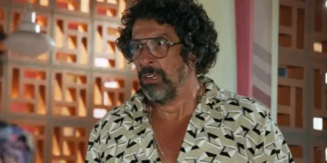 Osmar (Milhem Cortaz) assustado