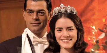 Eduardo Moscovis (Rafael) e Liliana Castro (Luna) em Alma Gêmea (Foto: João Miguel Júnior/TV Globo)