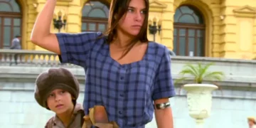Serena (Priscila Fantin) e Terê (David Lucas) em Alma Gêmea (Foto: Reprodução/TV Globo)