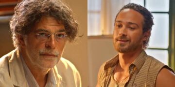 Ariosto e Elias em No Rancho Fundo. (Foto: reprodução/Globo)