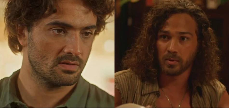 Artur e Elias em No Rancho Fundo. (Foto: reprodução/Globo)