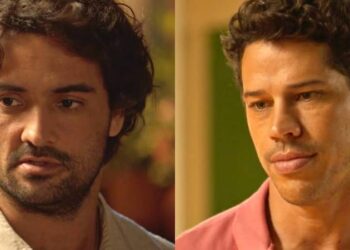 Artur e Marcelo em No Rancho Fundo. (Foto: reprodução/Globo)