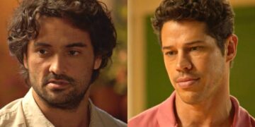 Artur e Marcelo em No Rancho Fundo. (Foto: reprodução/Globo)