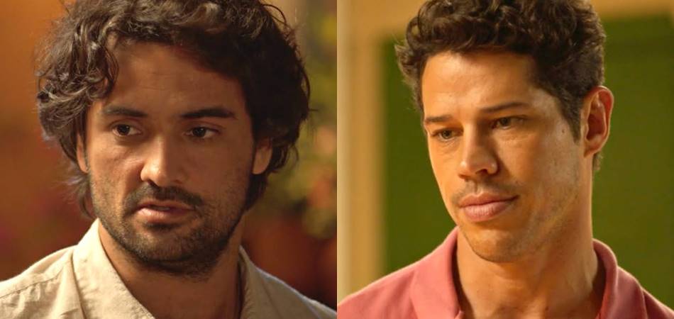 Artur e Marcelo em No Rancho Fundo. (Foto: reprodução/Globo)