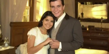 Vanessa Giácomo (Zuca) e Daniel de Oliveira (Luís Jerônimo) em Cabocla (Foto: Gianne Carvalho/TV Globo)