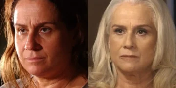 Vera Holtz como Generosa em Cabocla e atualmente (Foto: Reprodução/TV Globo/Montagem)