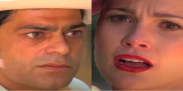 Rafael e Cristina em Alma Gêmea. (Foto: reprodução/Globo)