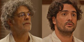 Ariosto e Artur em No Rancho Fundo. (Foto: reprodução/Globo)