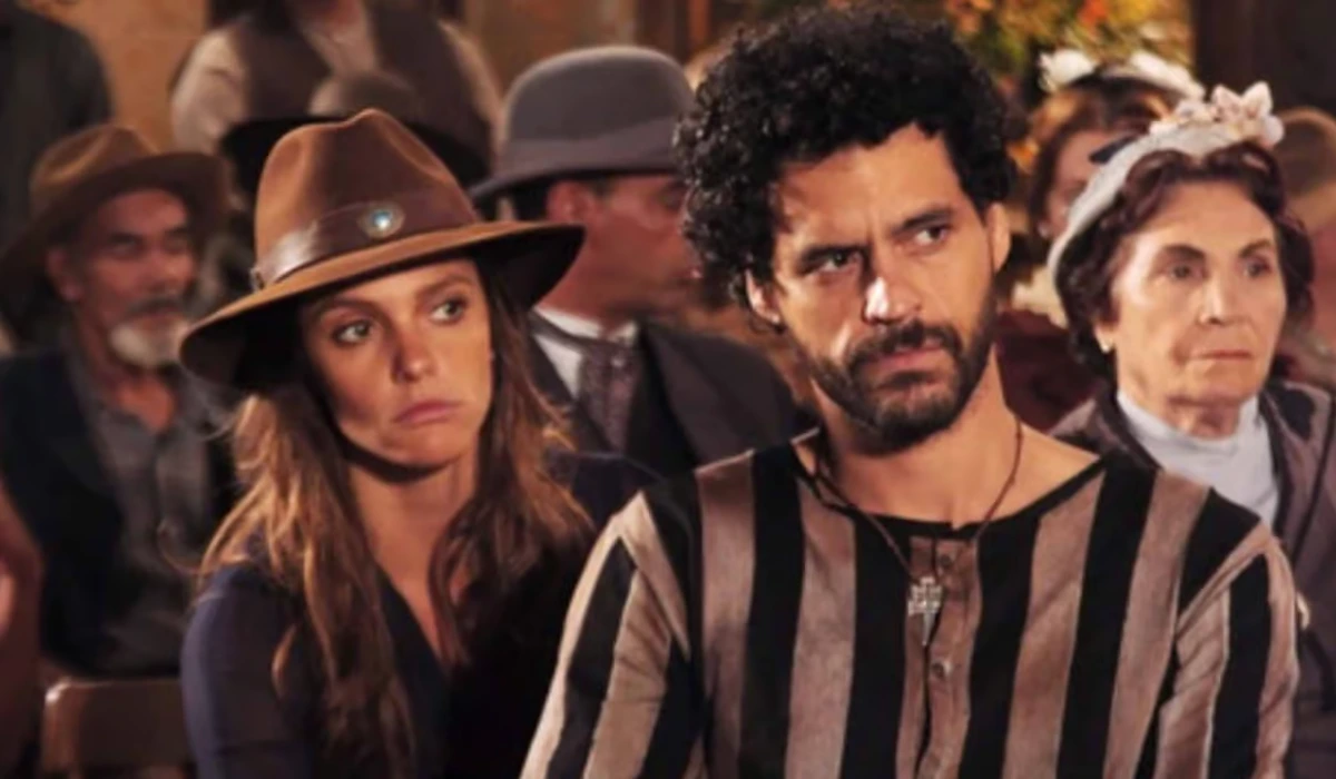 Fernanda Lima (Diana) e Bruno Garcia (Ben Silver) em Bang Bang (Foto: Divulgação/TV Globo)