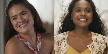 Maisa Silva (Bia) e Duda Santos (Beatriz) em Garota do Momento (Foto: Reprodução/TV Globo)