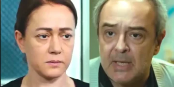 Hatice (à esquerda) e Enver (à direita) em Força de Mulher.