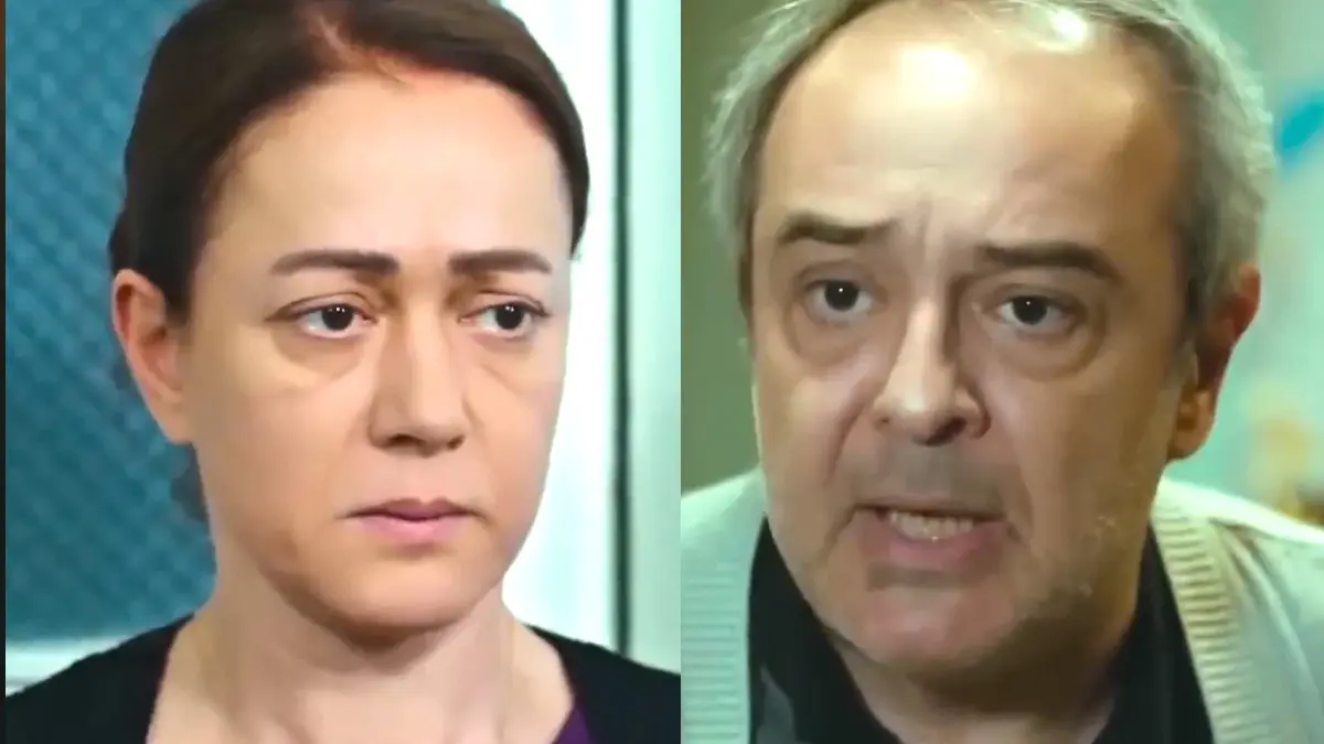 Hatice (à esquerda) e Enver (à direita) em Força de Mulher.